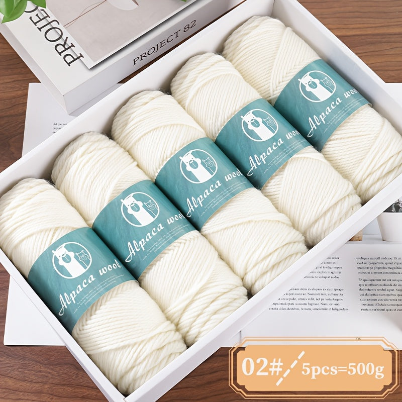 Charm Elves Alpaca Wool Yarn For Hand Knit Projects