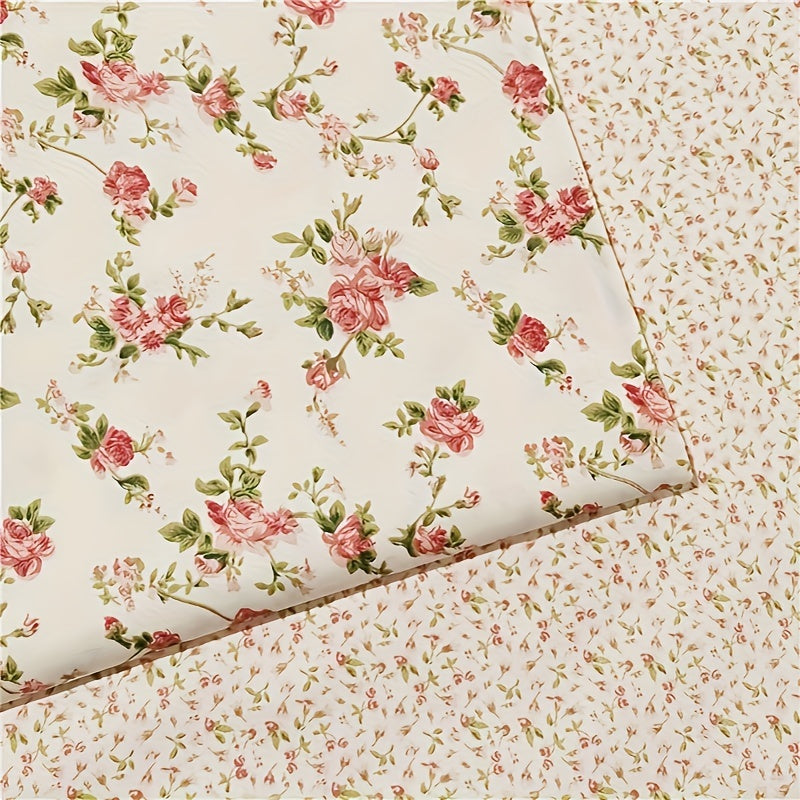 Floral Print Cotton Precut Fabric For Sewing Quilting