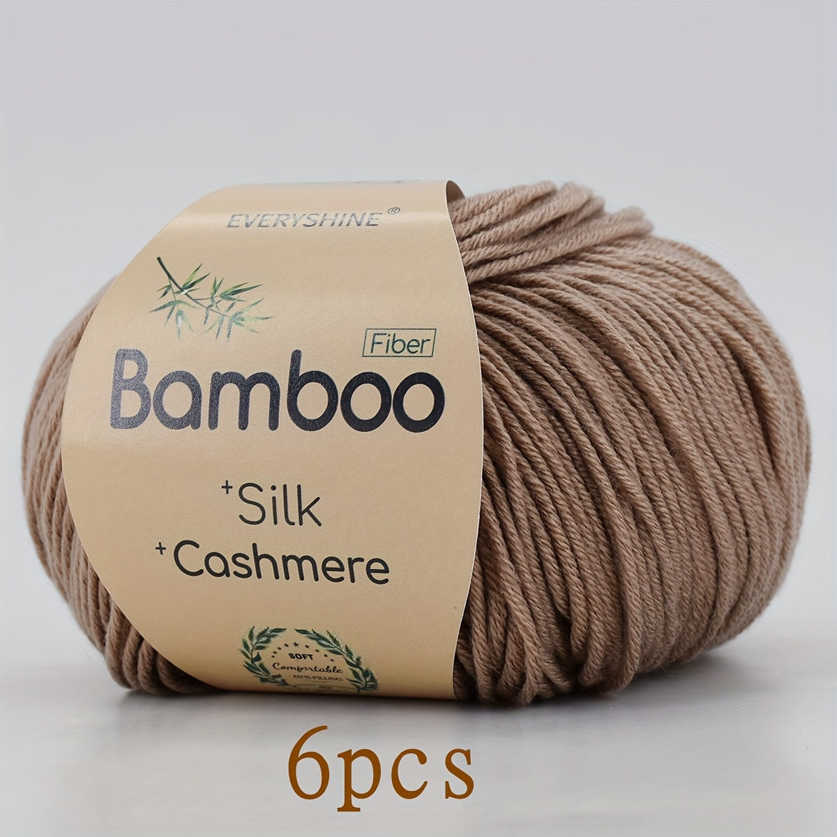Bamboo Silk Blend Yarn Soft Breathable For Knitting