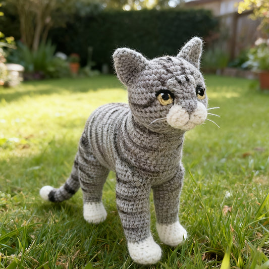 Calico Cat Crochet Kit With Video Tutorial Amigurumi Set