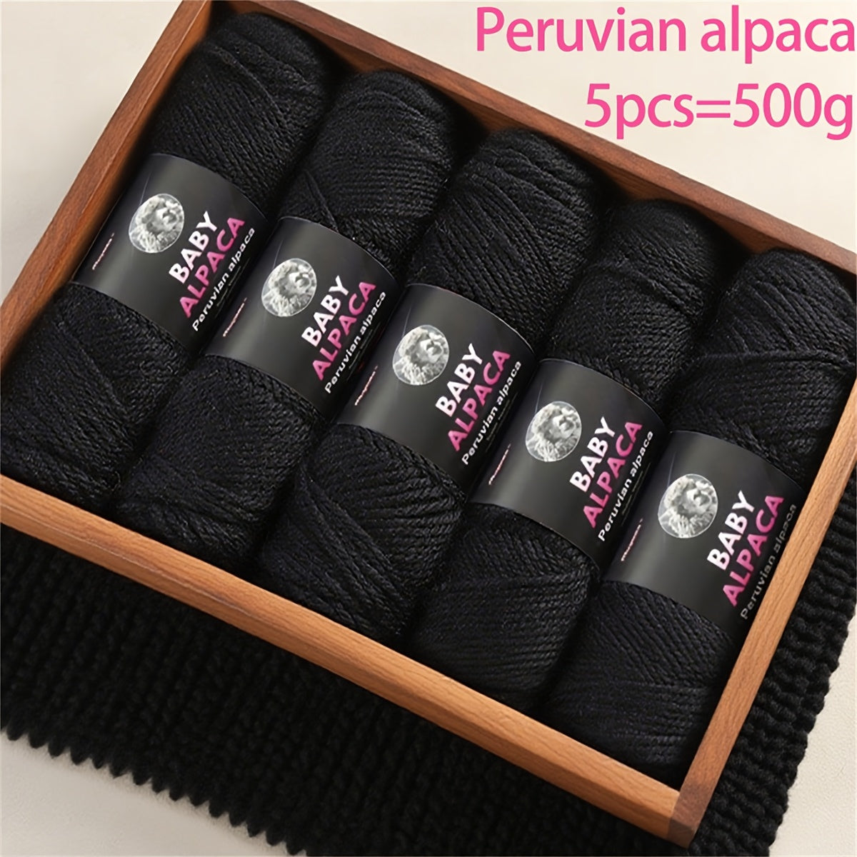 Alpaca Wool Yarn Ultra Soft and Warm for Knitting Projects