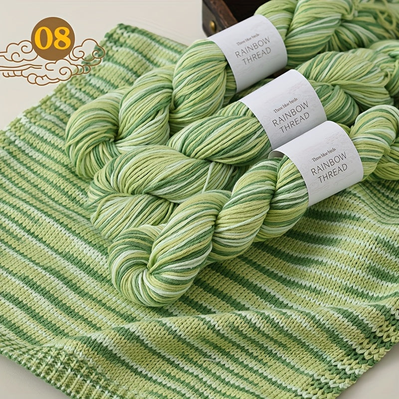 Gradient Silk Yarn Set Of 3 For Knitting Sweaters Shawls