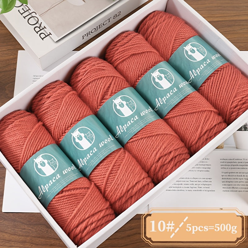 Charm Elves Alpaca Wool Yarn For Hand Knit Projects