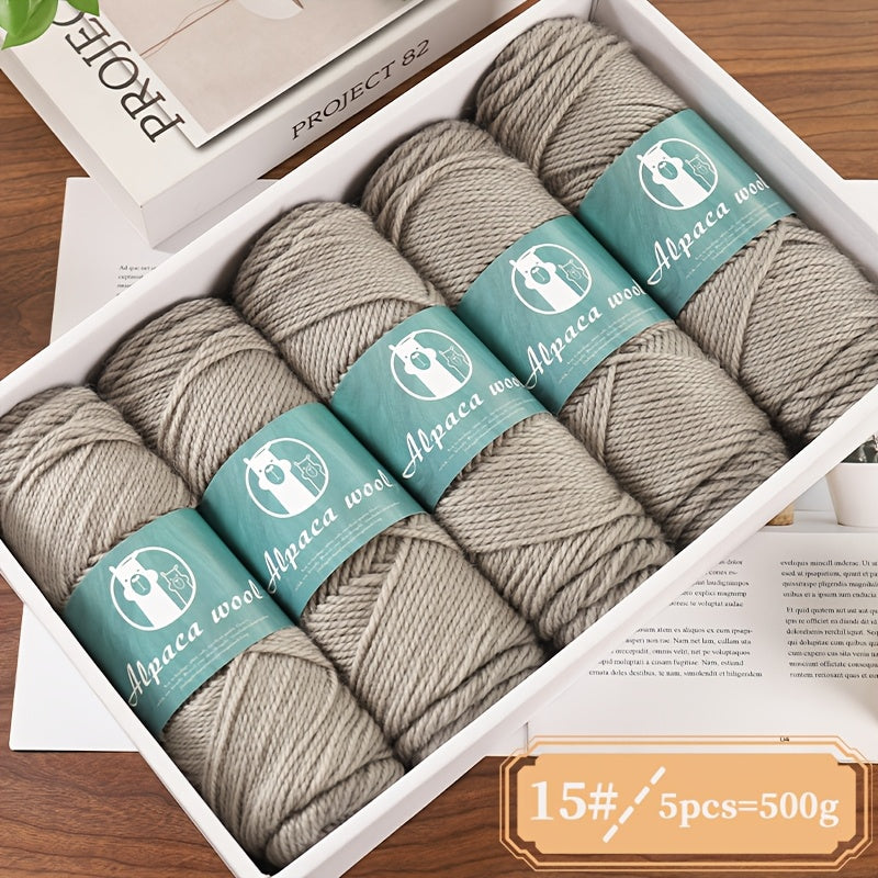 Charm Elves Alpaca Wool Yarn For Hand Knit Projects