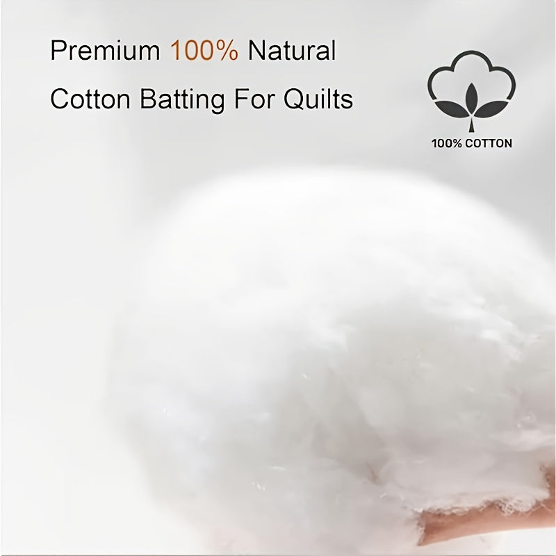 PurelyNatural All Season Cotton Quilt Batting for Quilts