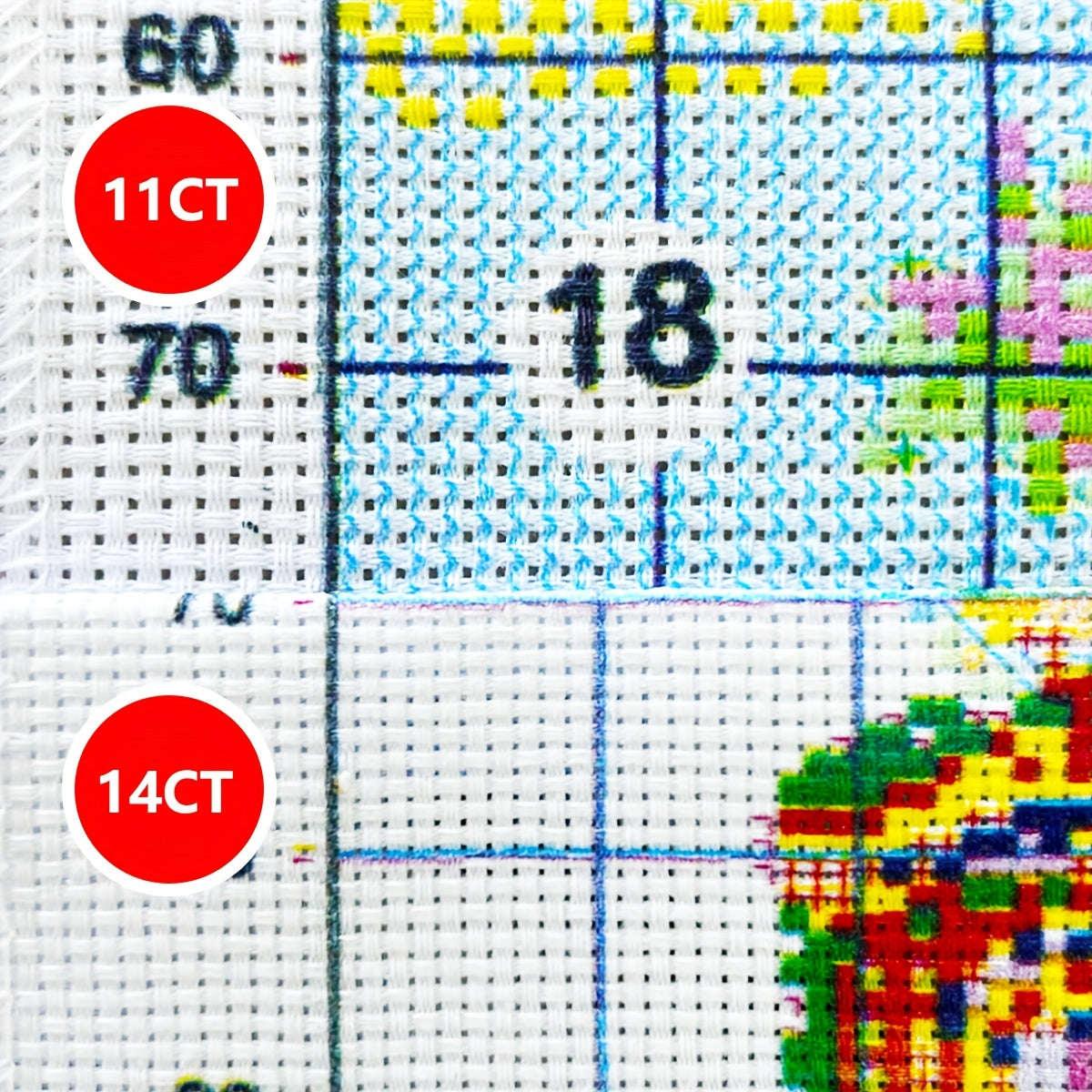 1pc frameless 40x40cm/15.7x15.7-inch 11CT/14CT printed cross stitch DIY kit, elegant ladies, suitable for relaxing DIY cross stitch sets for adult beginners, including printing canvas, needles, threads, drawings, and instruct