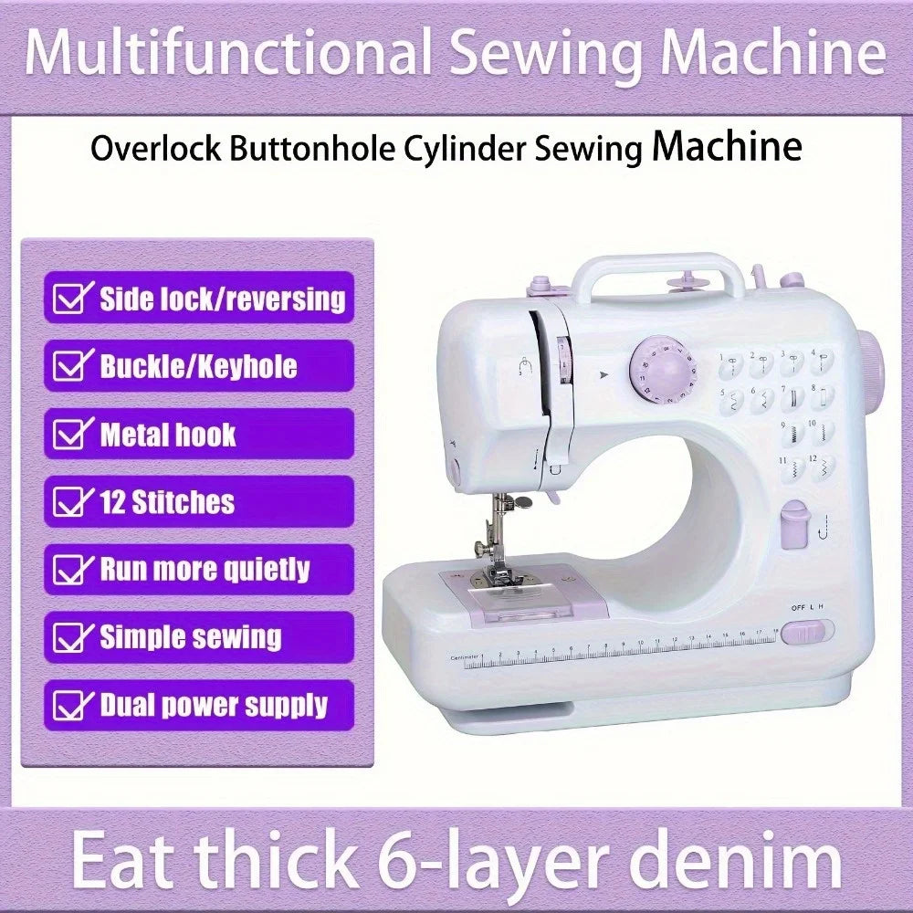 Electric Sewing Machine With Extension Table And Foot Pedal