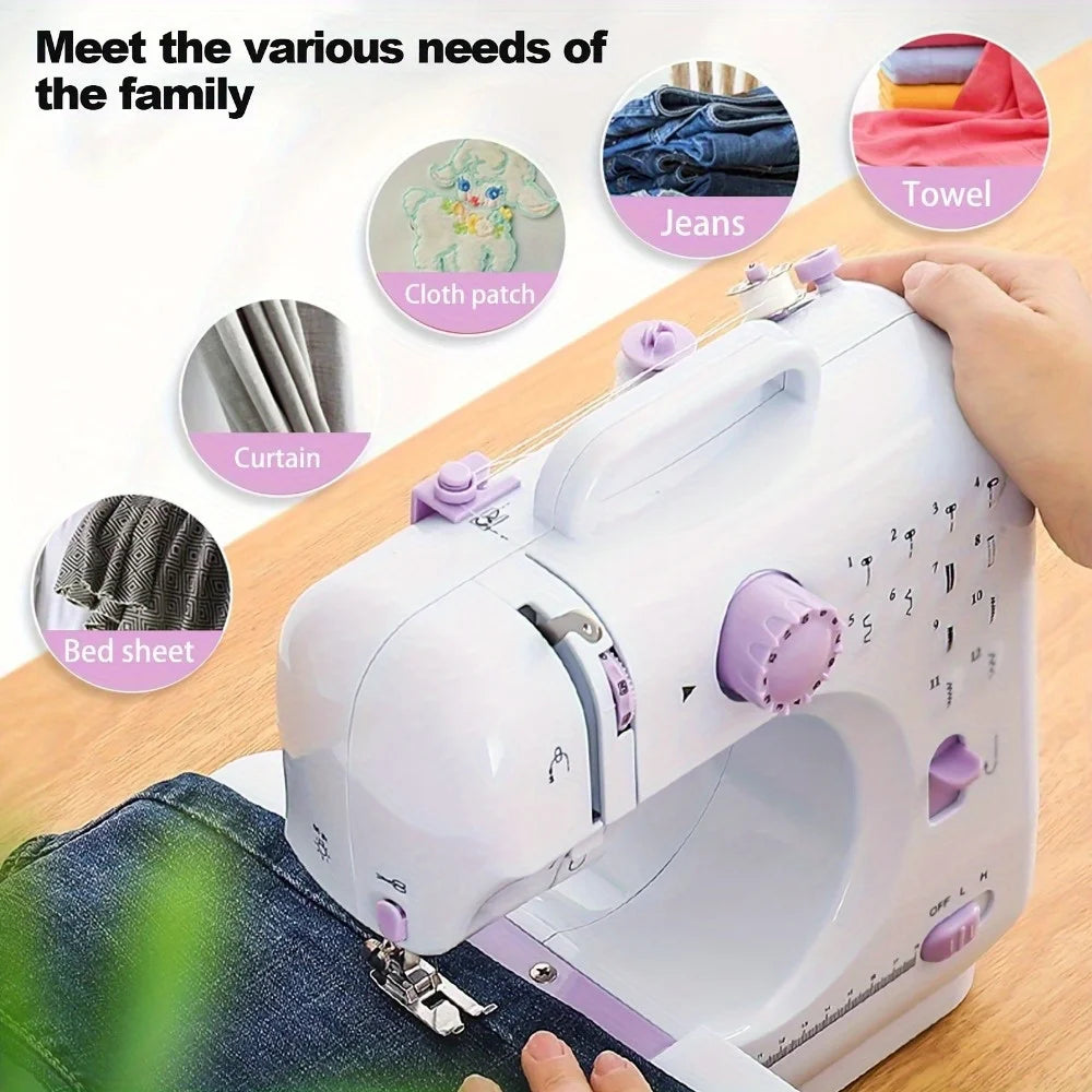 Electric Sewing Machine With Extension Table And Foot Pedal