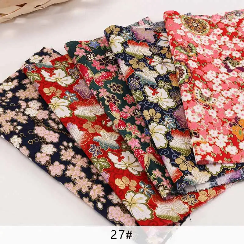 Japanese Cotton Quilting Fabric for DIY Patchwork TJ0361