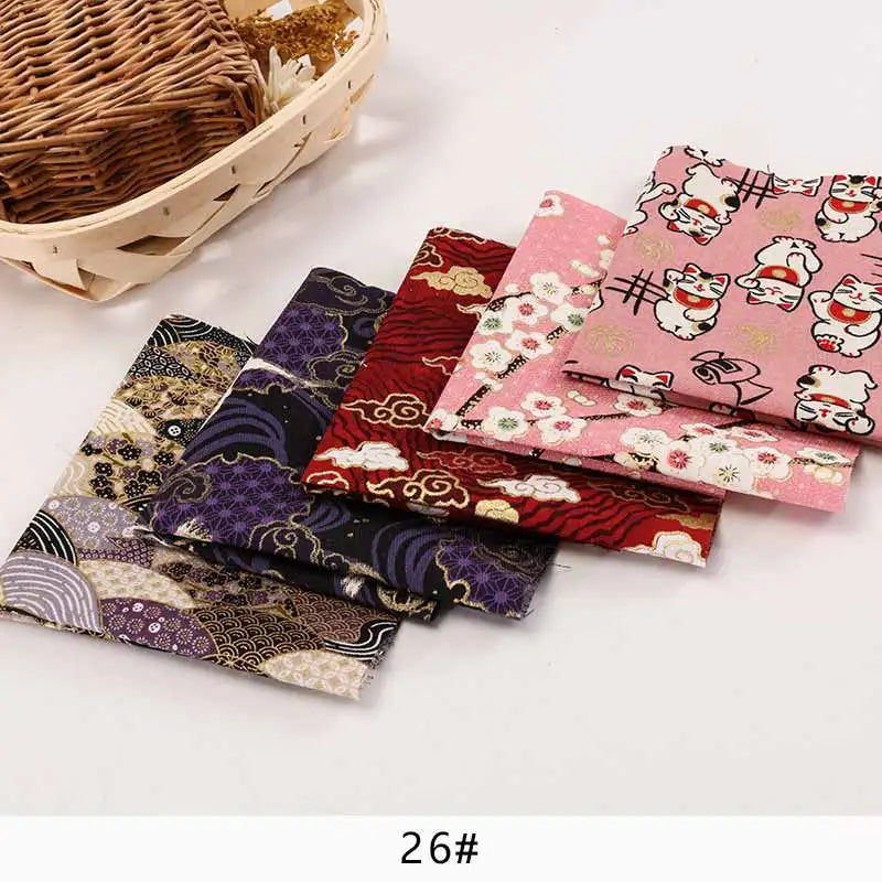 Japanese Cotton Quilting Fabric for DIY Patchwork TJ0361