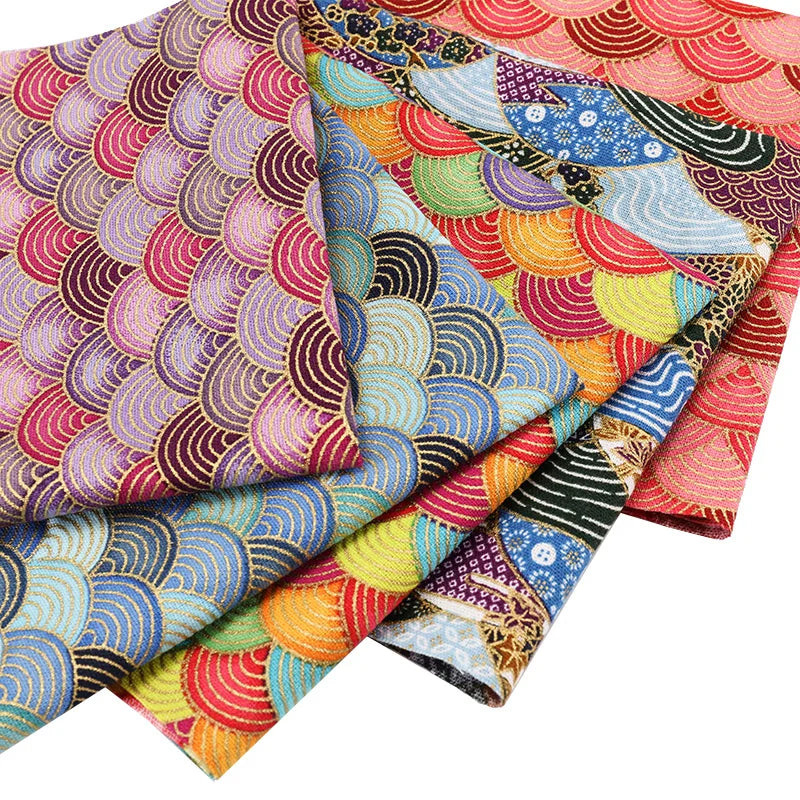 Japanese Cotton Quilting Fabric for DIY Patchwork TJ0361