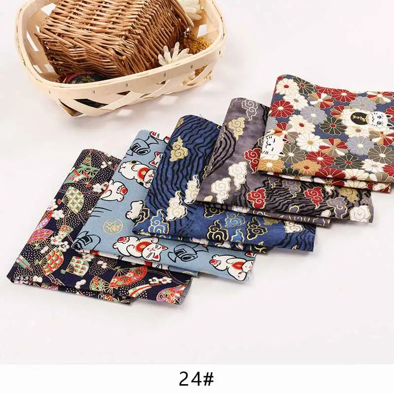 Japanese Cotton Quilting Fabric for DIY Patchwork TJ0361