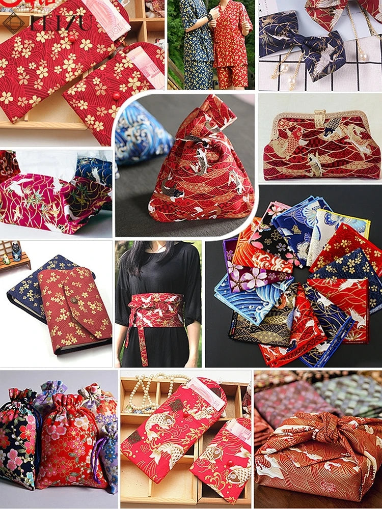 Japanese Cotton Quilting Fabric for DIY Patchwork TJ0361