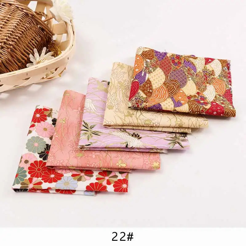 Japanese Cotton Quilting Fabric for DIY Patchwork TJ0361