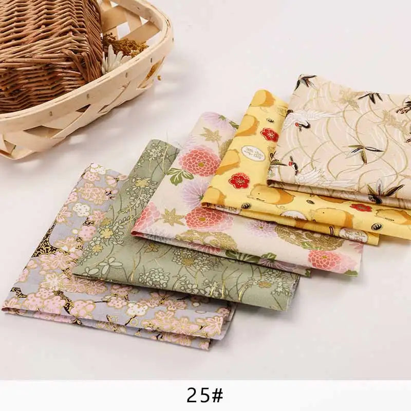 Japanese Cotton Quilting Fabric for DIY Patchwork TJ0361