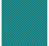Return to Hope - Teal with metallic gold dots