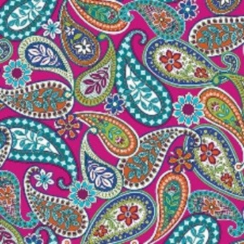 Return to Hope - Paisley Fuchsia/Multi