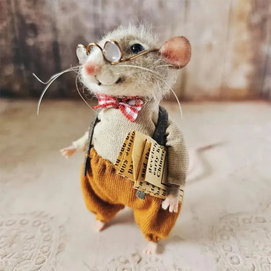 Potdemiel Plush Needle Felt Mouse Kit Christmas Mice