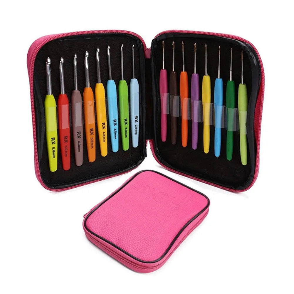 Hign-concerned Yarn Knitting Crochet Soft Grip Needles Kit