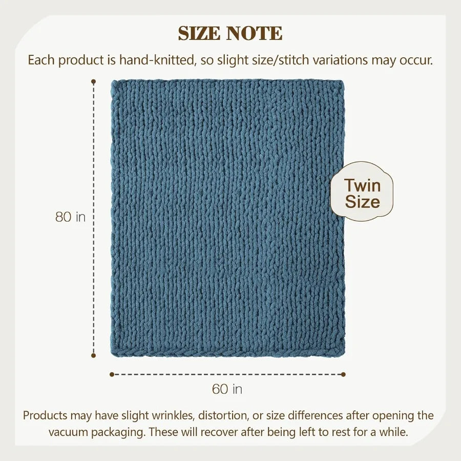 Guangdong Chunky Knit Throw Blanket Soft Fluffy Cotton