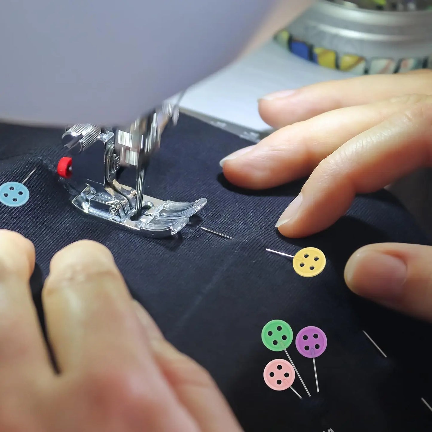 OZXHIXU Dressmaking Pins 100Pcs Embroidery Patchwork Tools