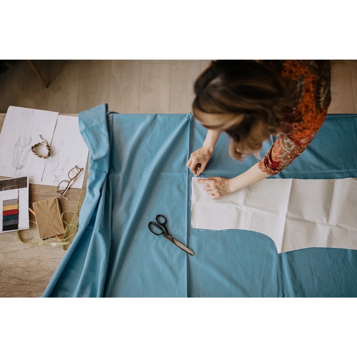 Easy Pattern Fabric Polyester Viscose Blend For Pattern