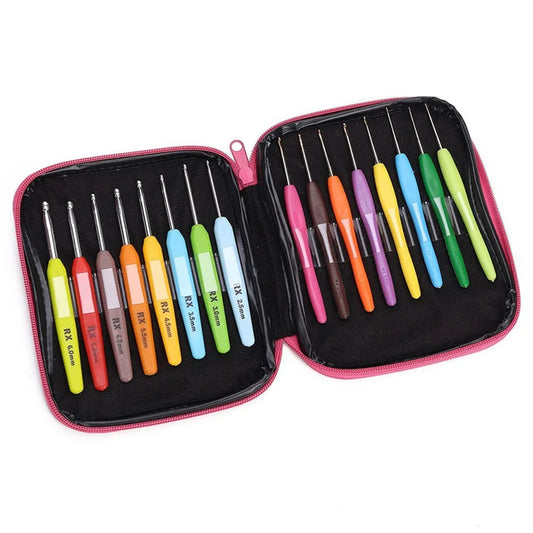 Hign-concerned Yarn Knitting Crochet Soft Grip Needles Kit