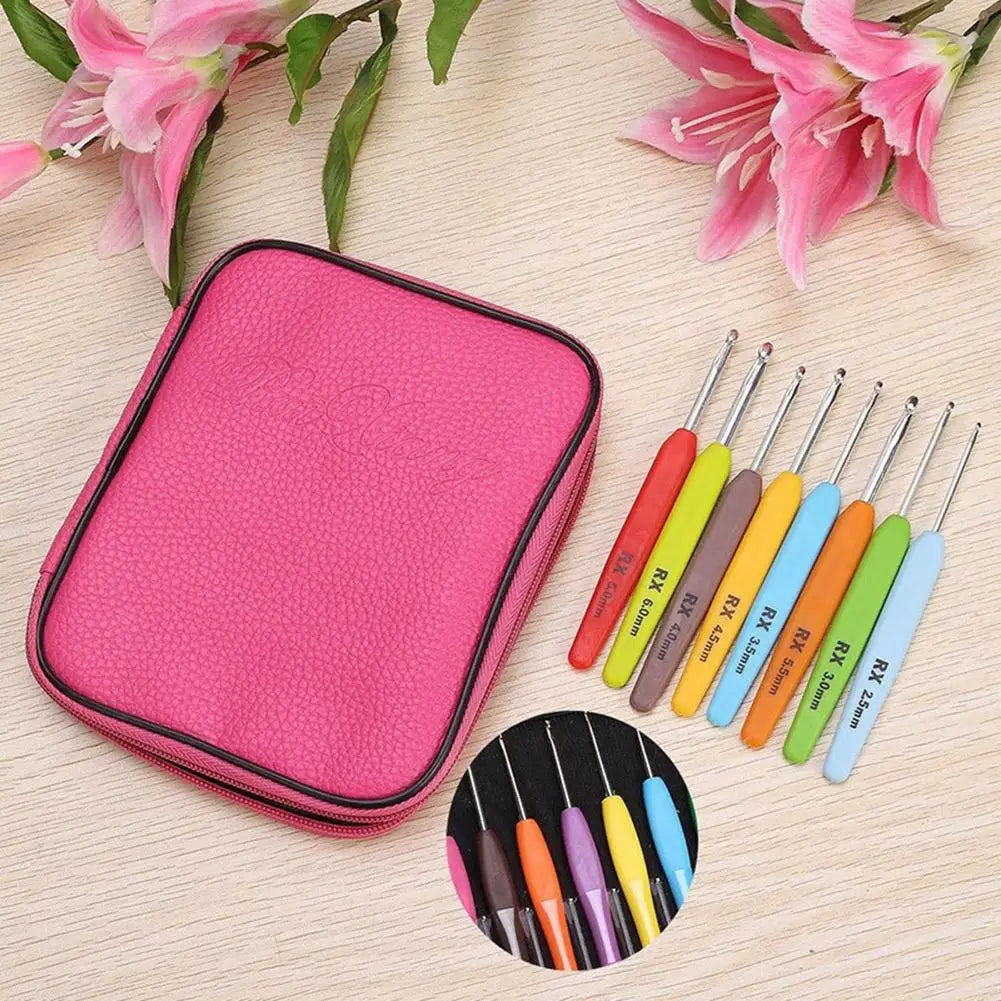 Hign-concerned Yarn Knitting Crochet Soft Grip Needles Kit