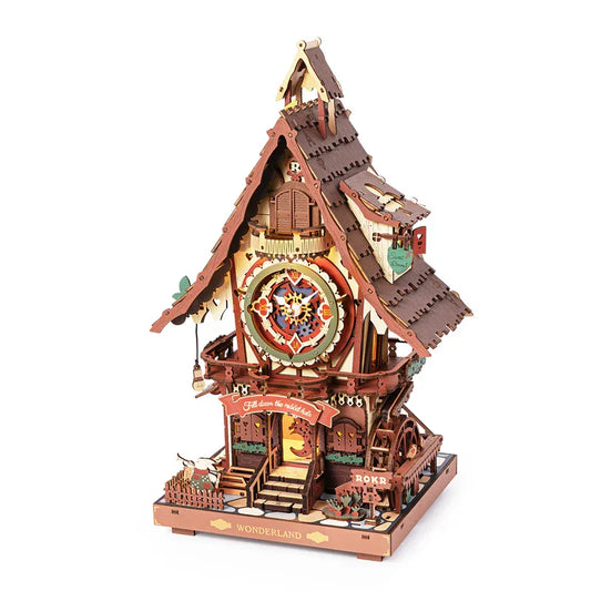 Robotime Cuckoo Clock 3D Puzzle Kit With Working Bird