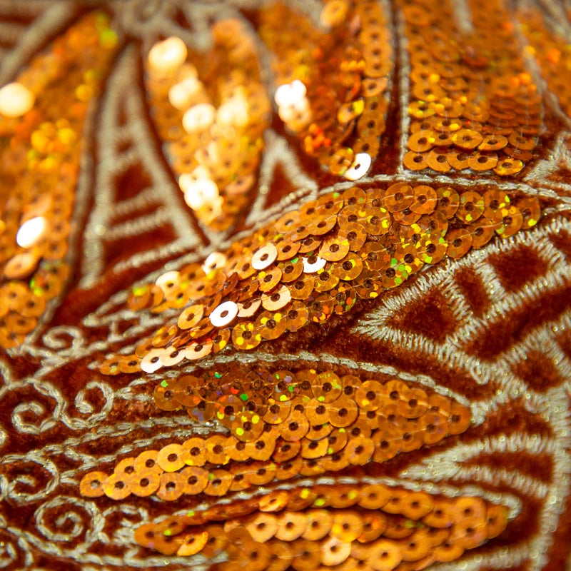 Kalume African Tulle Lace Fabric Sequins For Party Sewing