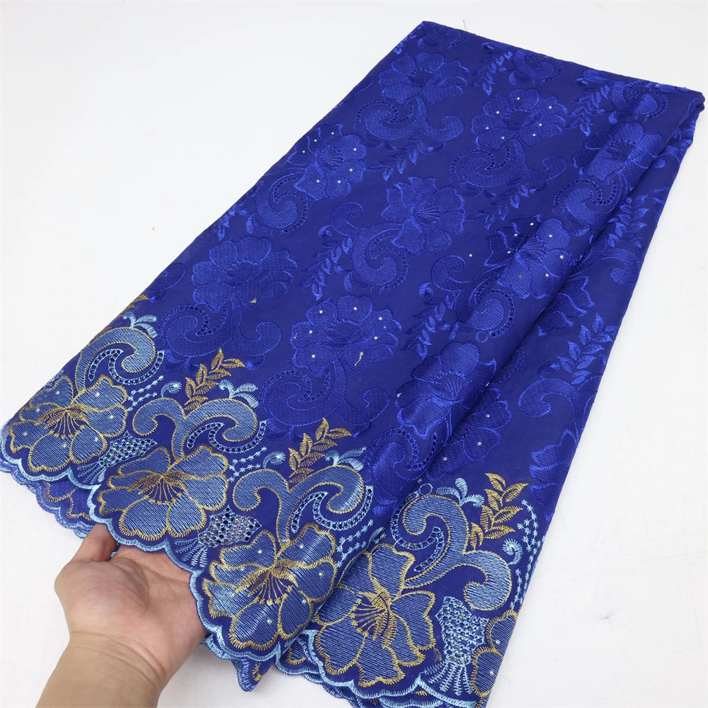 Guangdong Nigerian African Lace Fabric Swiss Voile Textile