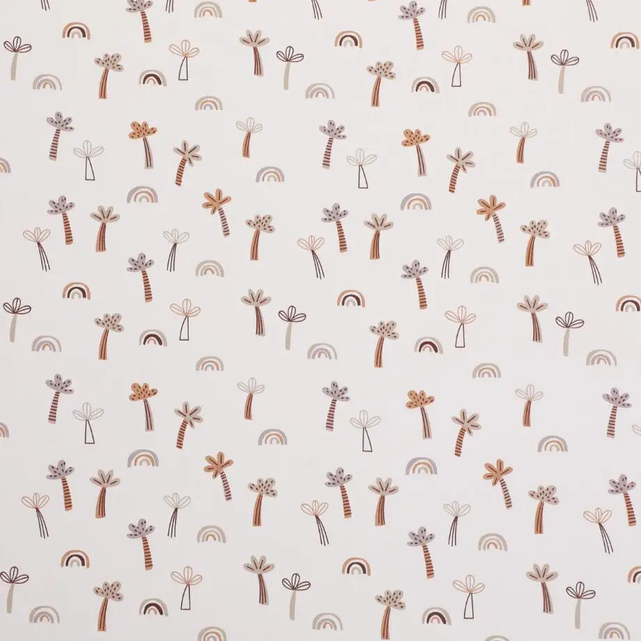 Syunss Cotton Fabric For Sewing Craft Elephant Tree Print