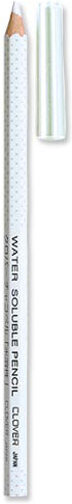 Water Soluble Pencil White From Clover Needlecraft In Marking