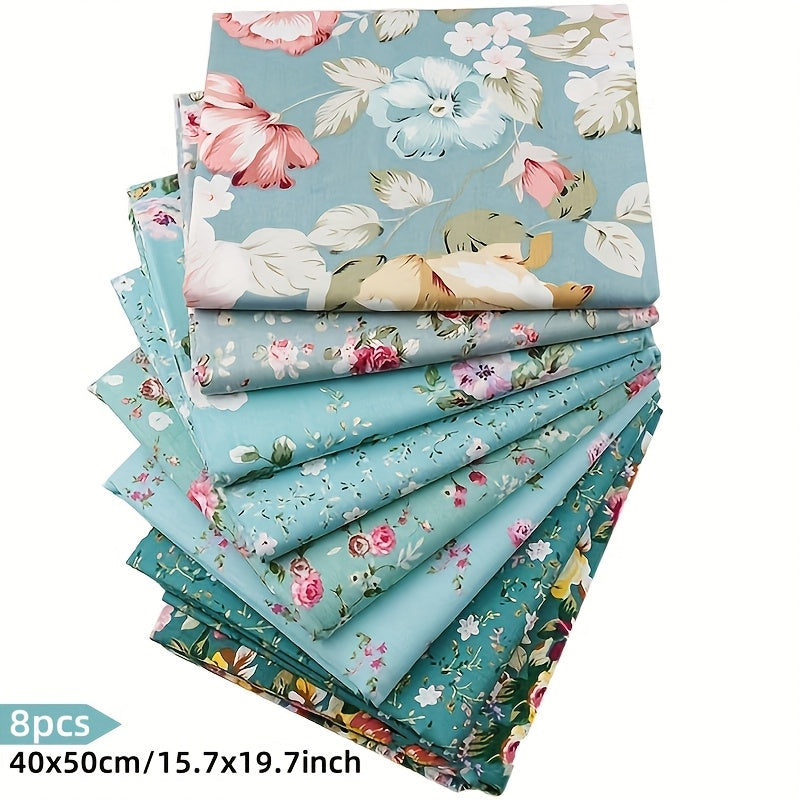 Classic Houndstooth Patchwork Cloth Kit 8 Pack DIY Sewing