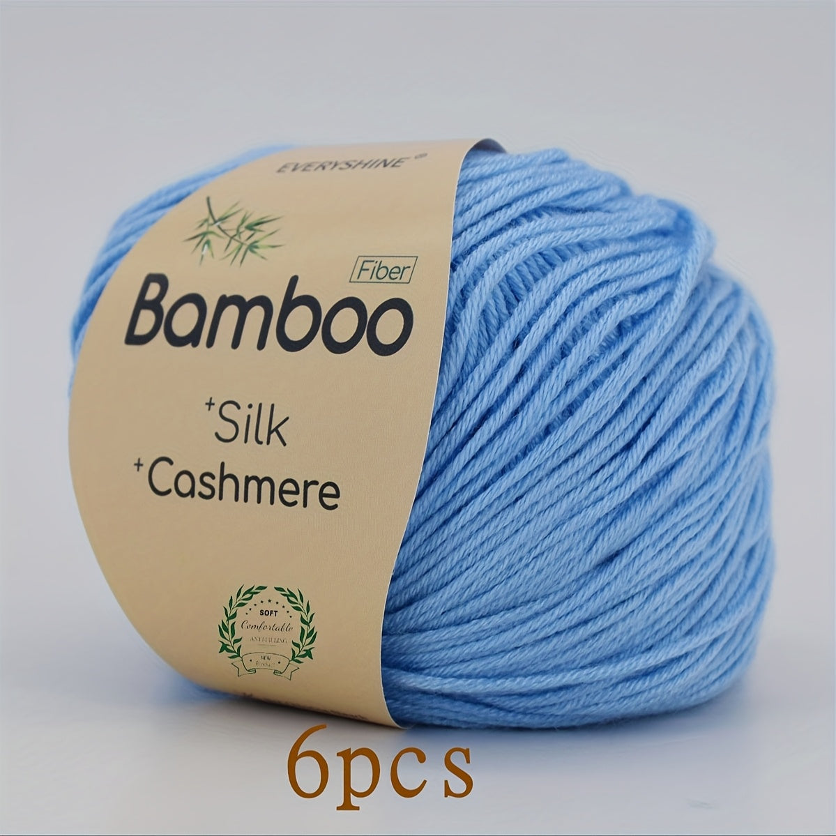 Bamboo Silk Blend Yarn Soft Breathable For Knitting