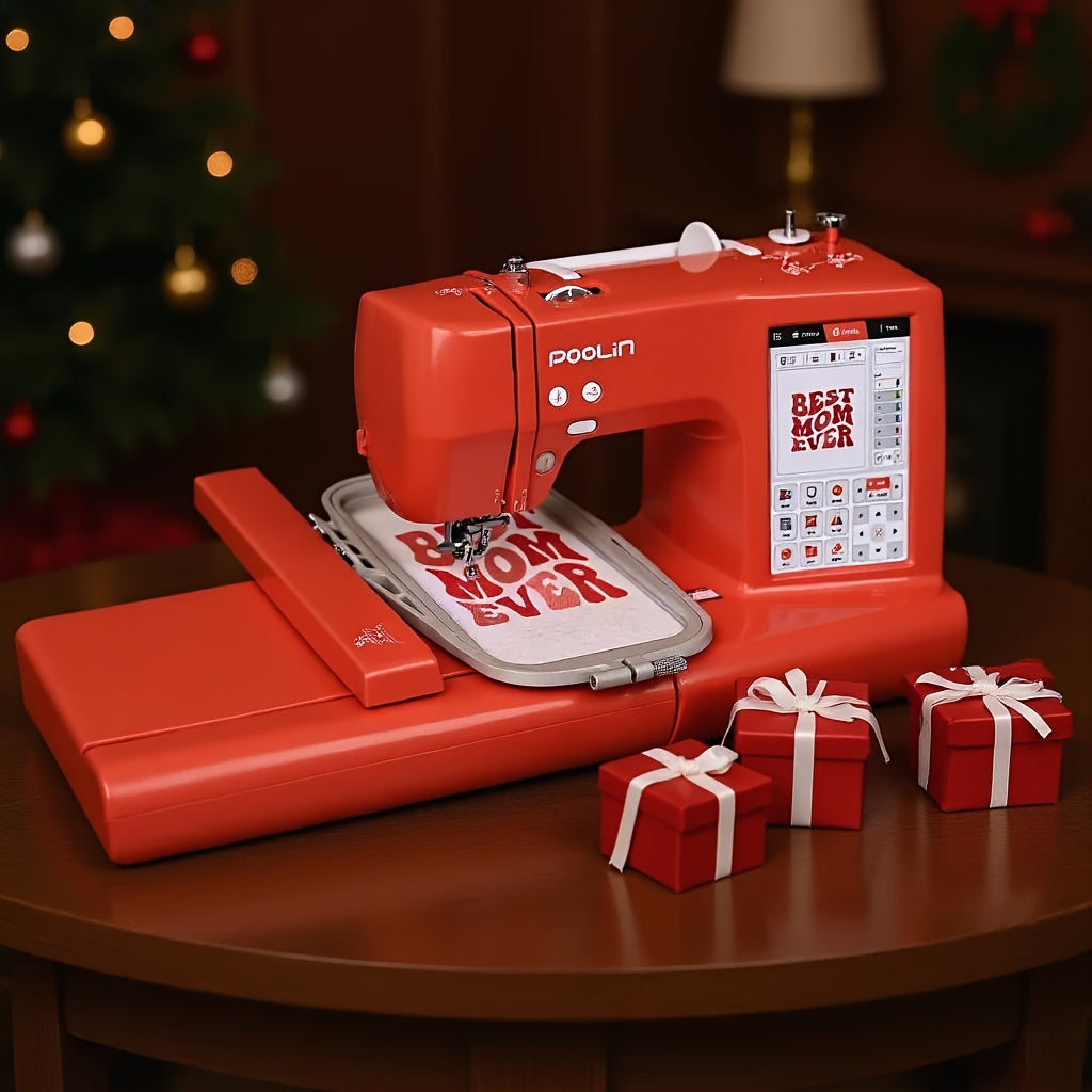 Poolin Computerized Embroidery Machine Starter Kit Included