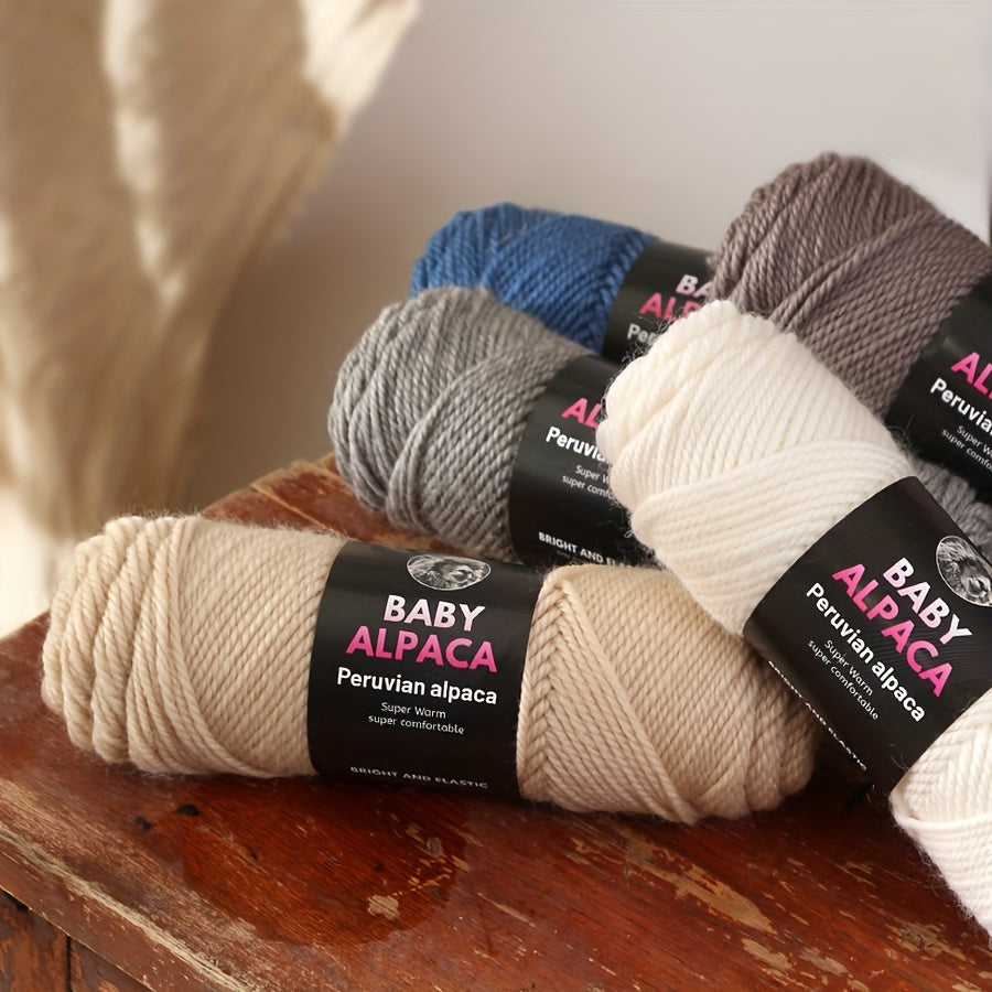 Alpaca Velvet Yarn 95 Alpaca 5 Acrylic Hand Woven Soft