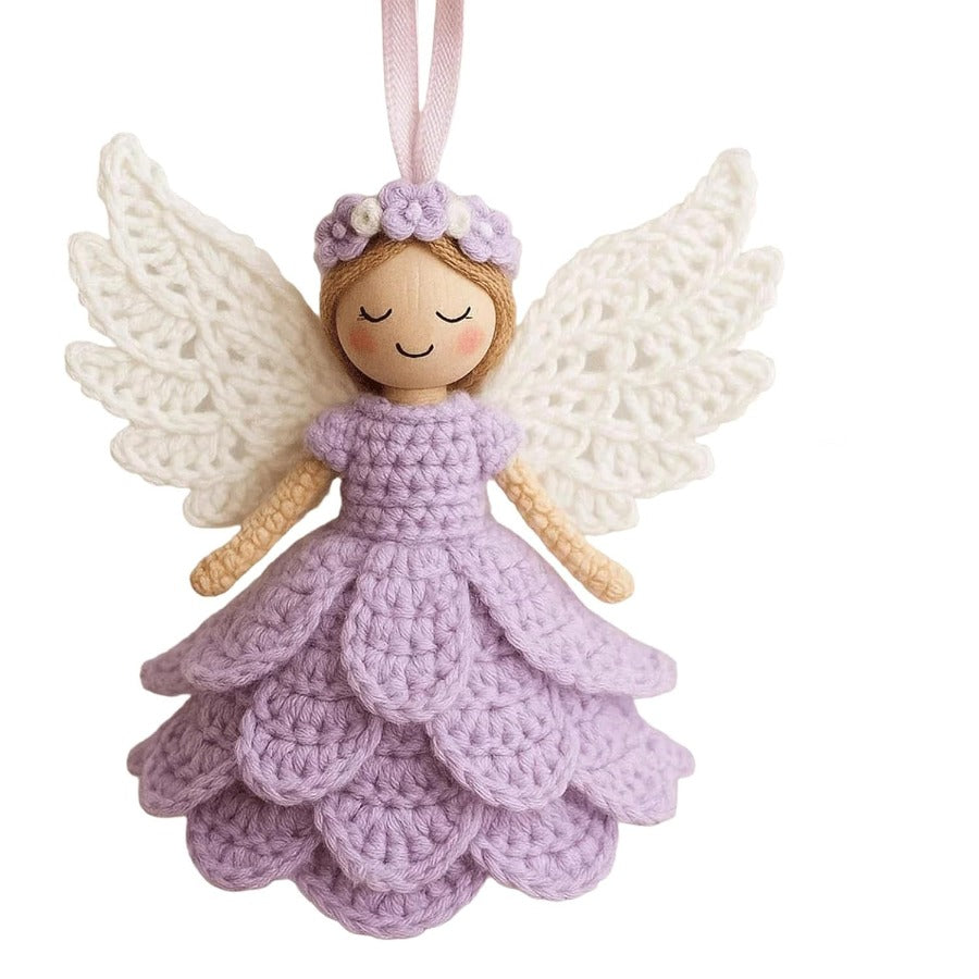 Crochet Angel Kit Amigurumi Ornament For Christmas Decor