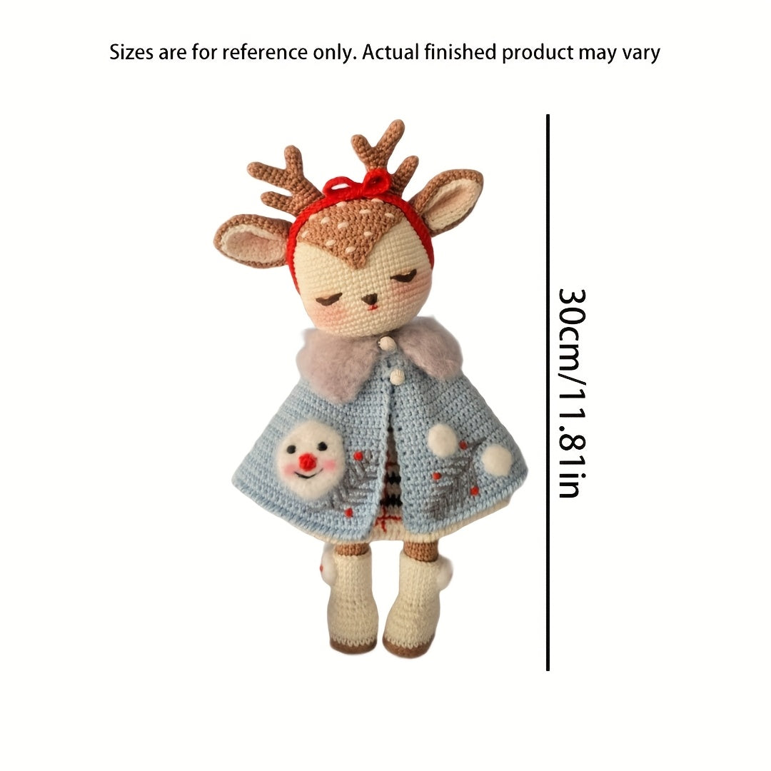 Complete Crochet Kit Deer Starry Night Elf Doll Yarn Guide