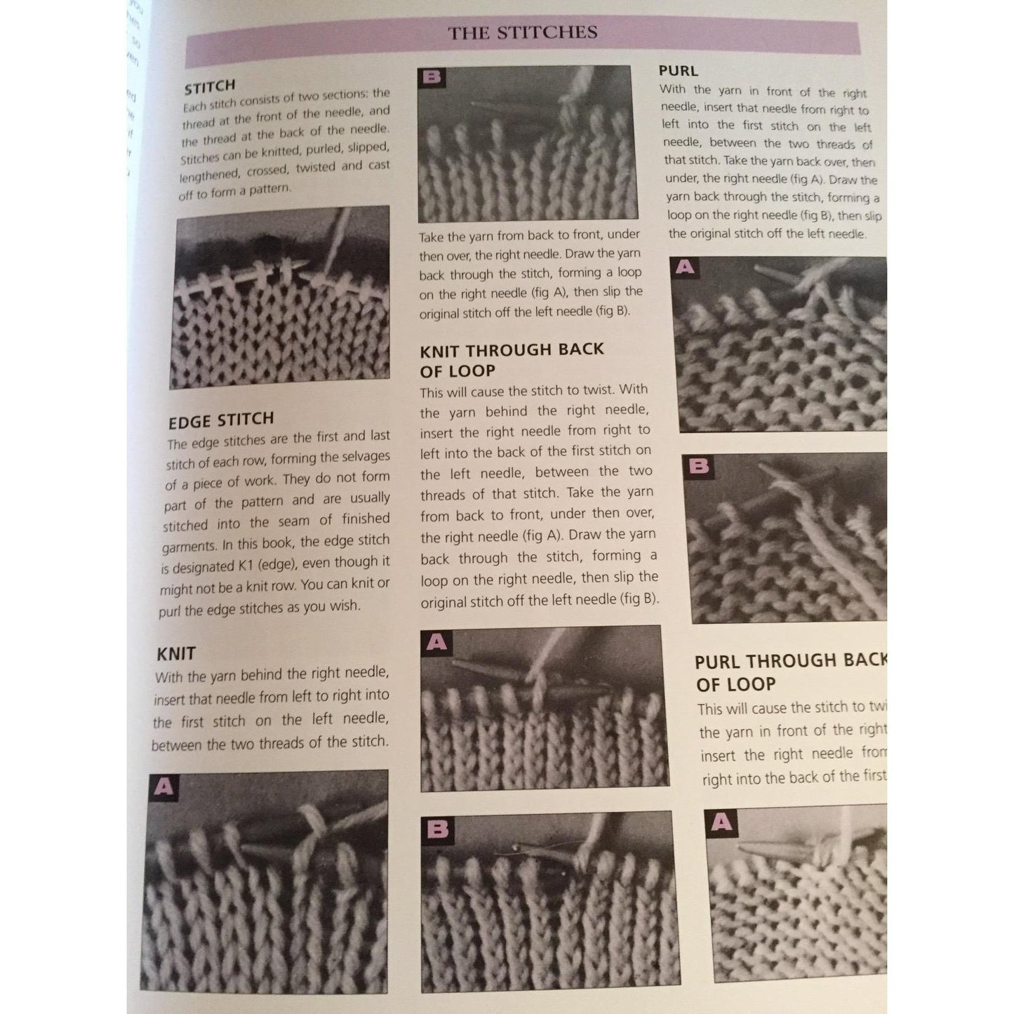Potter Craft 400 Knitting Stitches Dictionary Guide