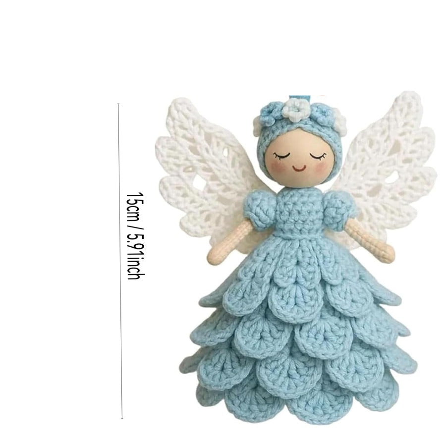 Crochet Angel Kit Amigurumi Ornament For Christmas Decor