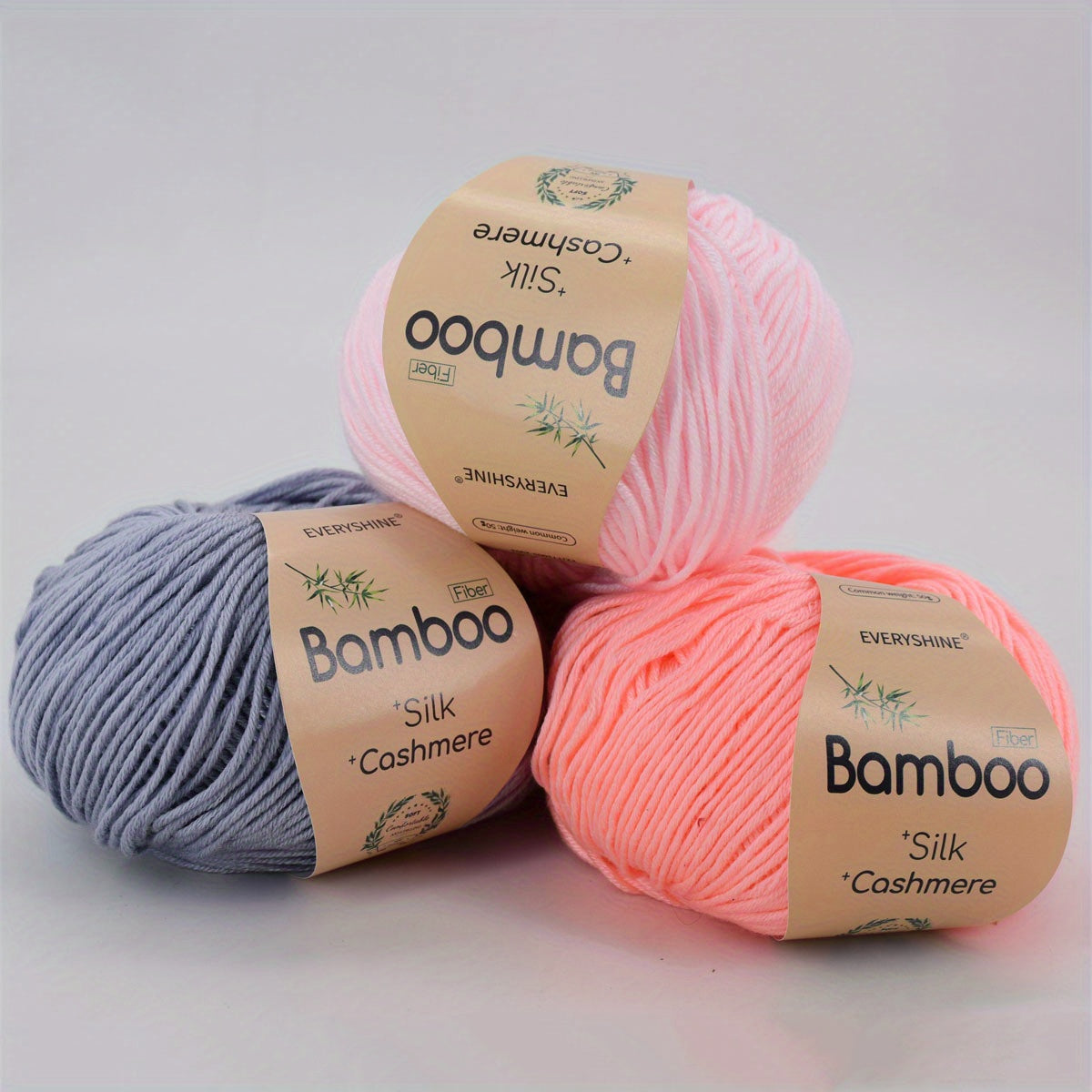 Bamboo Silk Blend Yarn Soft Breathable For Knitting