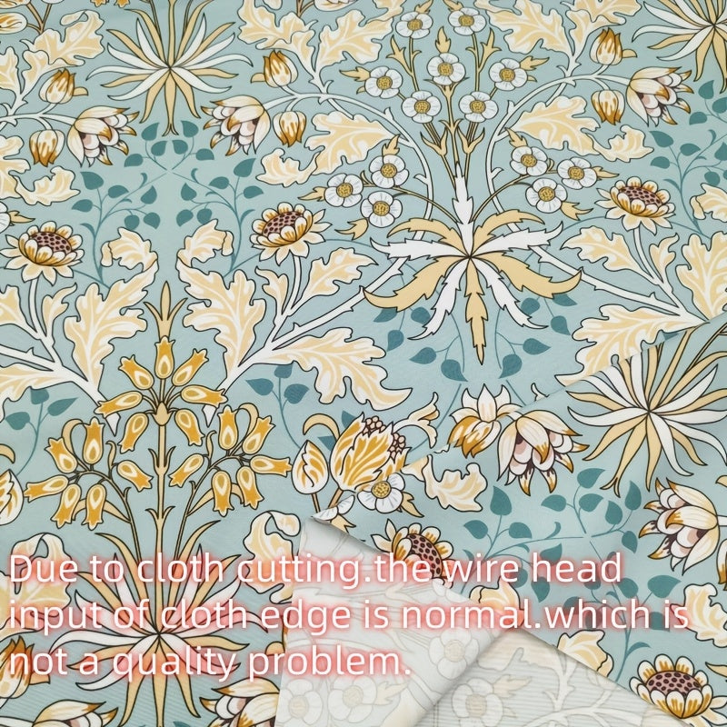 English Garden Digital Print Fabric Polyester Spandex