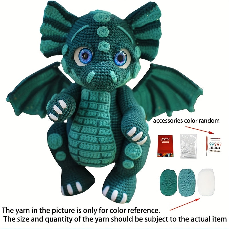Animal Crochet Kit for Beginners Dragon DIY with Tutorials