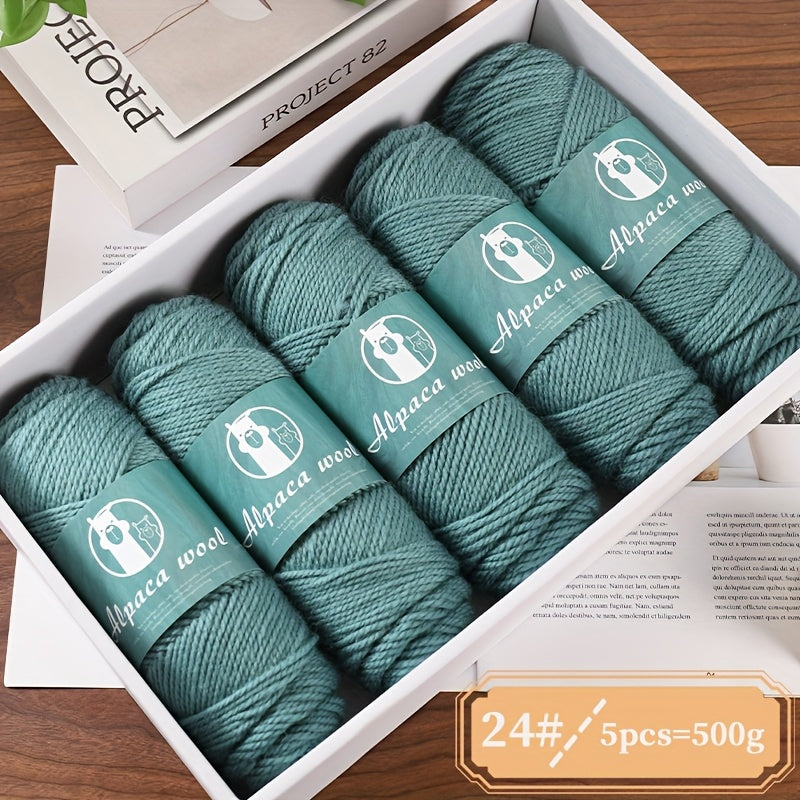 Charm Elves Alpaca Wool Yarn For Hand Knit Projects