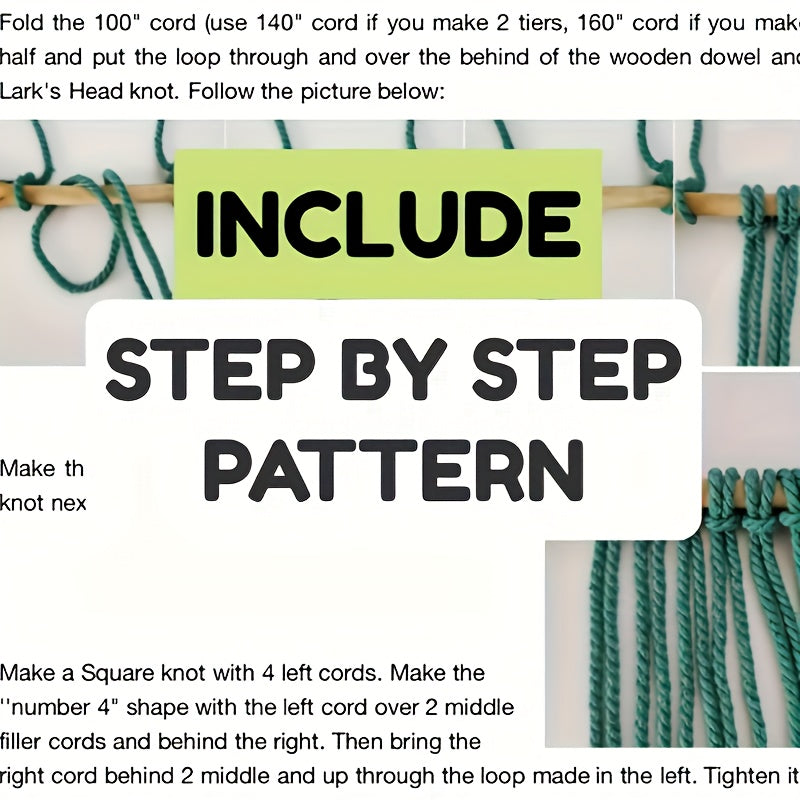 DIY Knitting Kit Complete Beginner Set With Step By Step