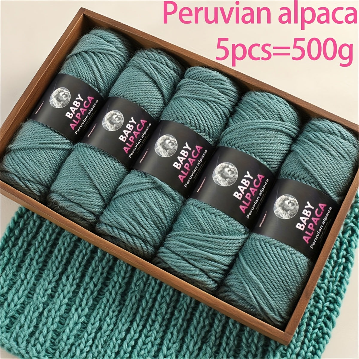 Alpaca Wool Yarn Ultra Soft and Warm for Knitting Projects