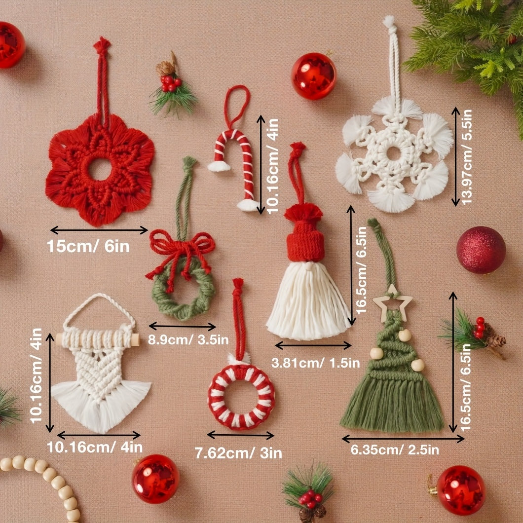 Macrame Gnome Ornaments Kit DIY Step By Step Guide