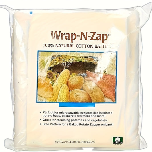 Natural Wrapped Cotton Batting For Quilting And Crafts