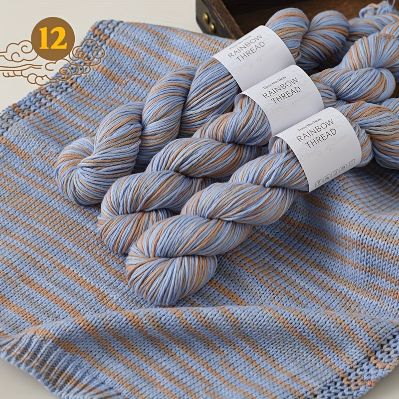Gradient Silk Yarn Set Of 3 For Knitting Sweaters Shawls